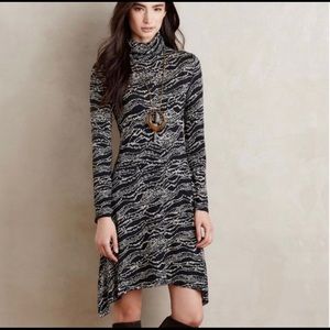 Anthropologie Maeve long sleeve turtleneck dress